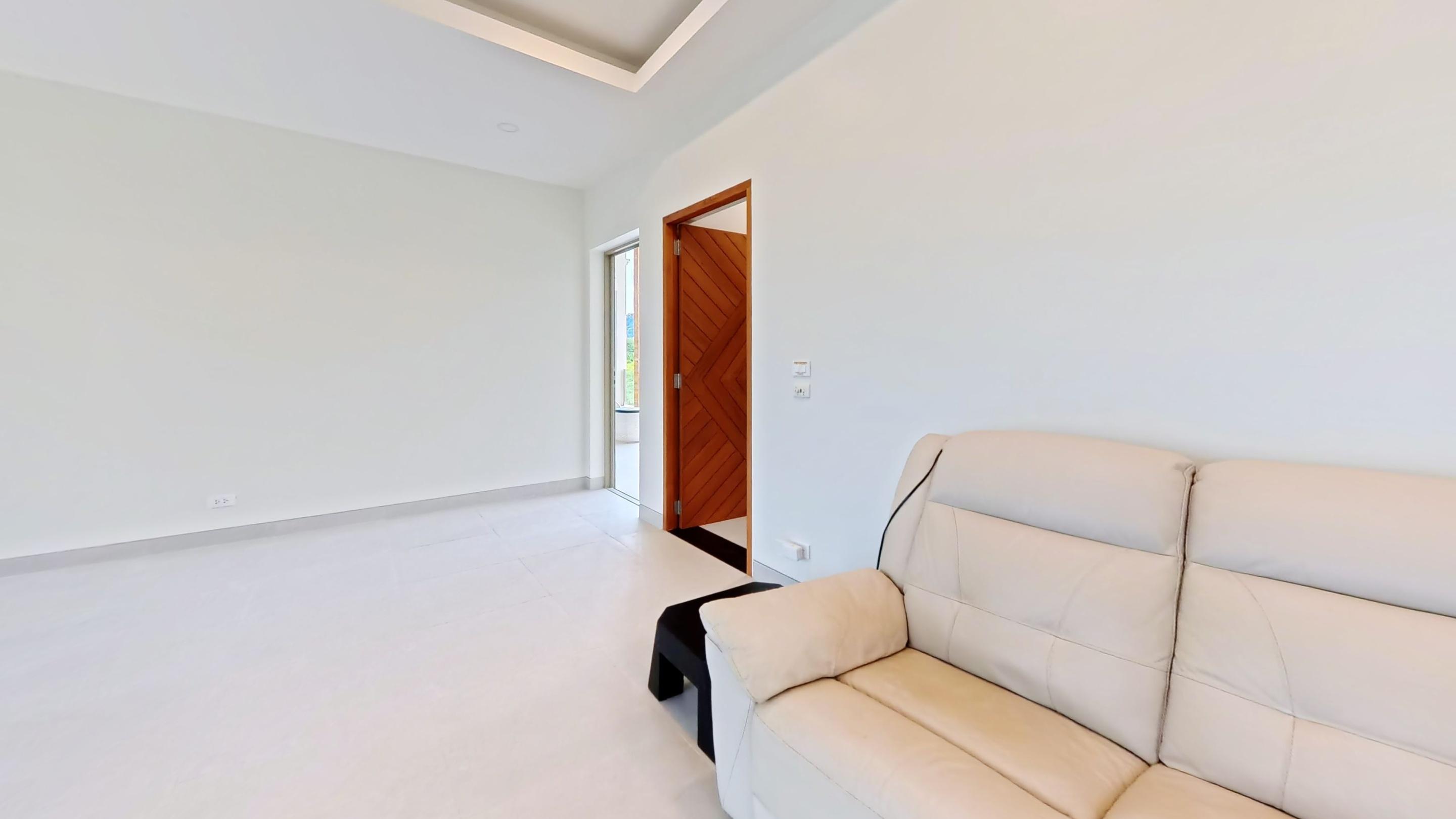 Open-plan living and dining